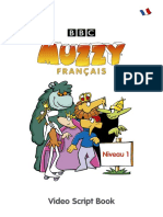 1bbc Muzzy Video Script Book French Level I