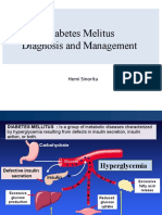 Diabetes Melitus Diagnosis and Management: Hemi Sinorita