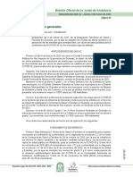 BOJA - Resolución 2021.03.04 DTSalud y Fam GR - Adopta niveles