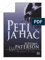 James Patterson - Zenski Klub Za Umorstva 5 - Peti Jahac | PDF