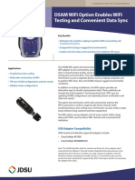 Dsam Wifi Option Enables Wifi Testing and Convenient Data Sync