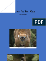 Primate Bio Test 1 Review