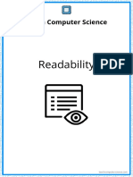 Readability: Teach Computer Science