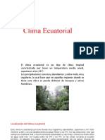 Clima Ecuatorial