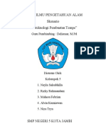 Tugas Ilmu Pengetahuan Alam Skenario "Bioteknologi Pembuatan Tempe"