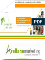 Arellano Marketing - PlanificAr 2012-2013