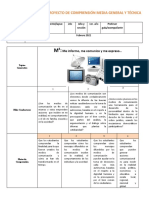 Proyecto de Comprensión de Primer Año Febrero 2021