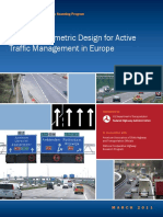 Freeway Geometric Design For Active Traffic Management in Europe