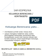 Dasar Kespro/Kia: Keluarga Berencana / Kontrasepsi