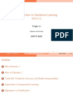 Introduction To Statistical Learning