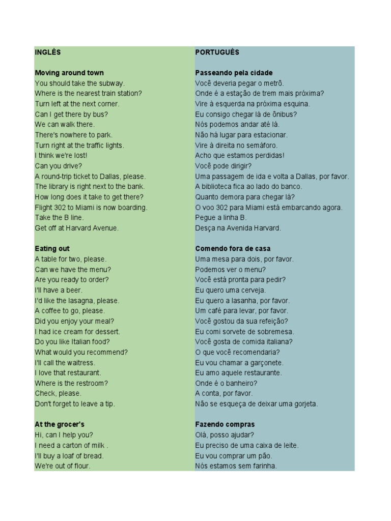 300 Frases Do Vergara (Inglês, Espanhol, Francês, Italiano e Alemão) | PDF  | Paris | Roupas, image size:768x1024