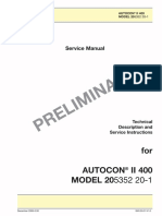 Preliminary Service Manual AUTOCON® II 400