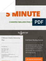 5 Minute: Chakra Balancing Plan