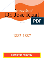 The Travels Of: Dr. Jose Rizal