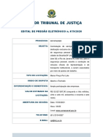 Licitação Segurança Armada STJ