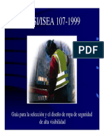 Guía ANSI/ISEA 107-1999 Ropa Alta Visibilidad