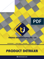 TARAAZI INTERNATIONAL PVT LTD Catalogue