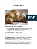 Cómo Hacer Croissants Caseros