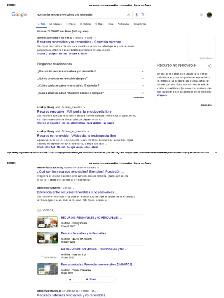 Que Son Los Recursos Renovables Y No Renovables Buscar Con Google Pdf Recursos Renovables Energia Renovable