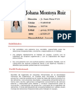 CV - Gabriela Montoya Ruiz