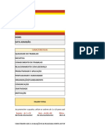 Planilha de Avaliação de Desempenho de Funcionário