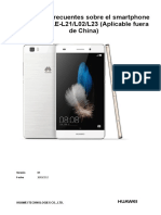 Huawei P8 Lite FAQs (ALE-L23, 01, ES)