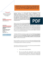 Ordenan A Un Juez Civil Decretar La Nulidad de Un Proceso Por Una Causal No Contemplada en El CGP