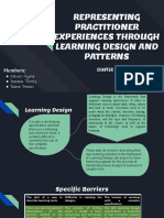 Representing Practitioner Experiences Through Learning Design and Patterns
