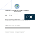 14 - Acta Cierre de Votacines Comite de Convivencia