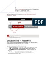 Appositives Explanation