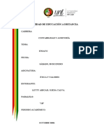 Ensayo Código de Ética