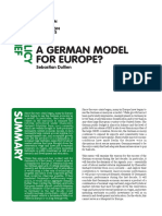 ¿A German Model For Europe