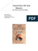 Cesar Vidal Manzanares - Manuscritos Del Mar Muerto (1995, Alianza) - Libgen.lc