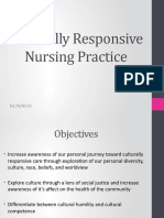Culturally Responsive Nursing Practice - Distance Learning (S)