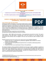 UJ Guidelines For Work Integrated Learning and Practicals 6 May 2020