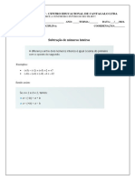 Subtração de Números Inteiros 04.03.2021