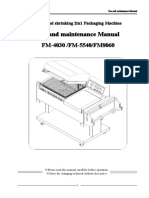 Use Use Use Use and and and and Maintenance Maintenance Maintenance Maintenance Manual Manual Manual Manual
