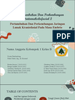 Pertumbuhan Dan Perkembangan Jaringan Lunak Kraniofasial) Pada Masa Embrio (Kelompok 1 Kelas B)