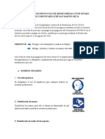 Implementacion de Protocolo de Bioseguridad Covid 19 para El Hogar Comunitario Icbf San Martin