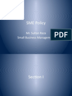 SME Policy: Mr. Sultan Raza Small Business Management