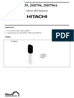 2SD755, 2SD756, 2SD756A: Silicon NPN Epitaxial