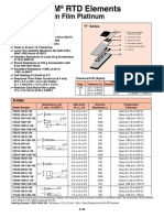 Flat Profile Thin Film Platinum: "F" Series