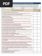 Equitable Classroom Practices Observation Checklist Part 2