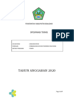 Spesifikasi Teknis Pembangunan PKM Paguyaman (1)