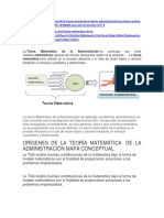 Teoria Matematica de La Admón PDF