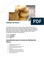 Galletas de Huevo