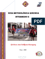 Guía QUECHUA intermedio II Puno