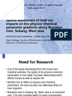 Land Use Impacts on Blanakan River Water Quality