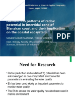 Distribution Patterns of Redox Potential in Intertidal Zone - ICOSAG 2019