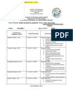 Individual Workweek Accomplishment Report JANUARY